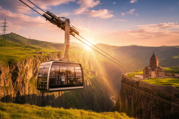 Фото - экскурсия: Восхитительная поездка по югу Армении с посещением канатной дороги Крылья Татева и видами на гору Арарат