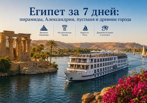От Севера к Среднему Египту на 7 дней