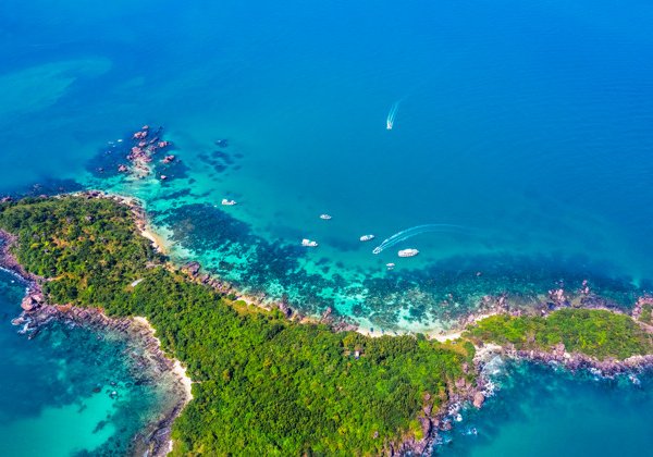 Морское приключение по трём островам: сноркелинг, отдых на пляже и обед