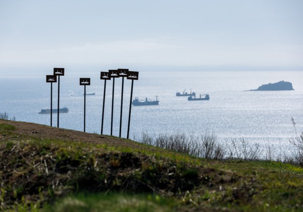 Мореферма, форты, батареи и мысы Русского острова