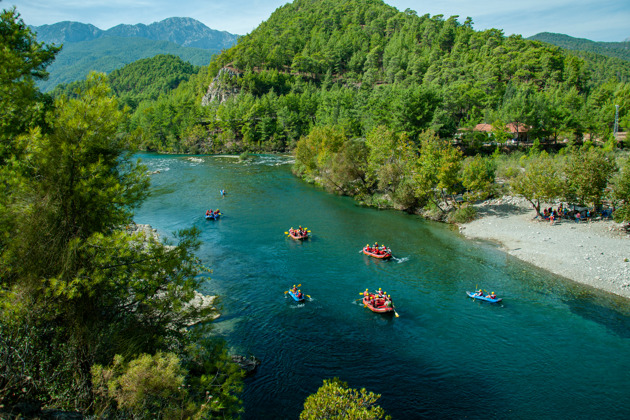 Рафтинг и каньонинг в Кёпрюлю каньоне из Белека