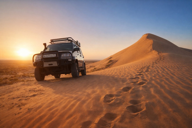 Фото - экскурсия: Джип-тур к бархану Большой Брат в Астраханской области