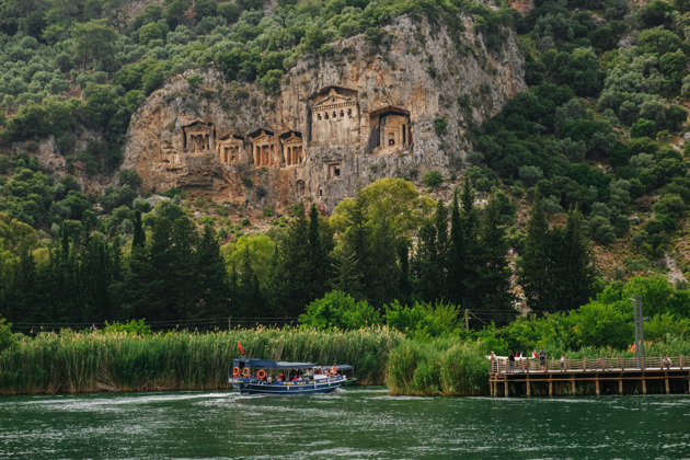 Дальян из Фетхие: речная прогулка, грязевые ванны и пляж Изтузу