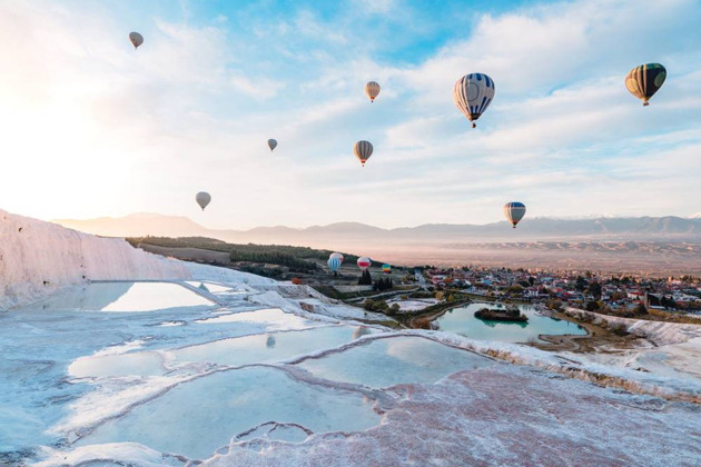 Фото - экскурсия: Волшебное путешествие на воздушном шаре над живописными видами Памуккале из Анталии