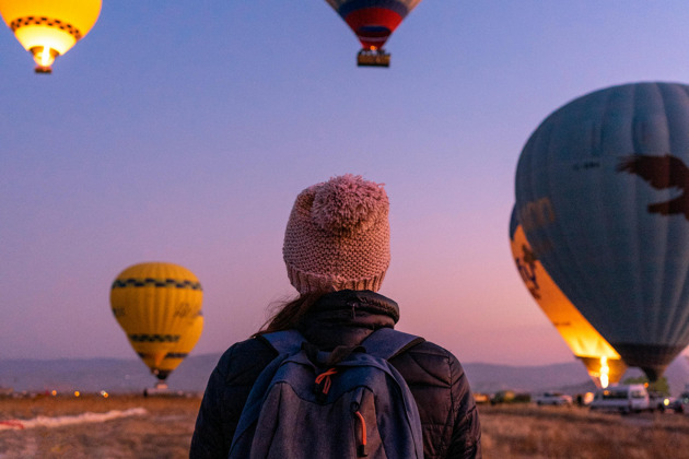 Каппадокия: встреча рассвета с воздушными шарами