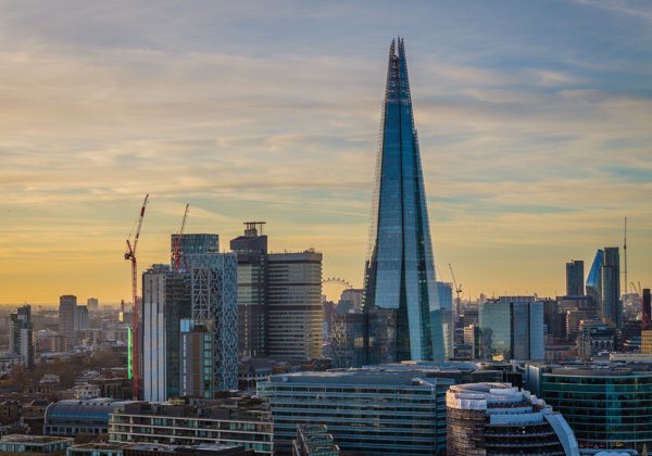 Панорама Лондона с The Shard — самая высокая смотровая площадка