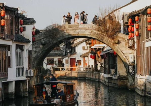 В водную деревню Чжузязяо из Шанхая - фото 1