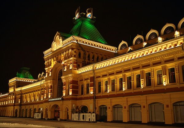 Огни вечернего Нижнего: кремль, Стрелка и Рождественская - фото 1