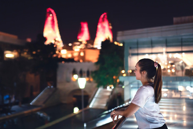 Ночной Баку: панорамы, фото и интересные истории