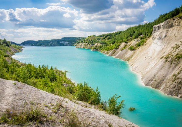 Гранитный карьер, терриконы и меловые карьеры - фото 1