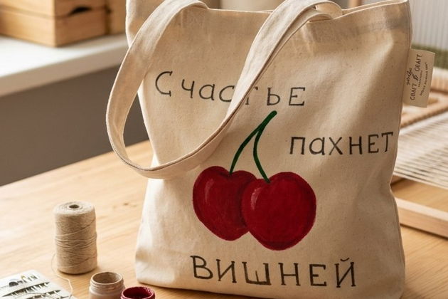 Весенний шоппер — мастер-класс по росписи сумки с чаепитием - фото 2