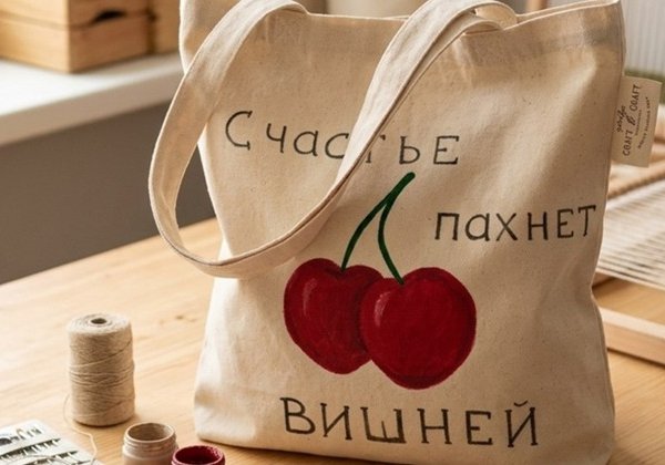 Весенний шоппер — мастер-класс по росписи сумки с чаепитием