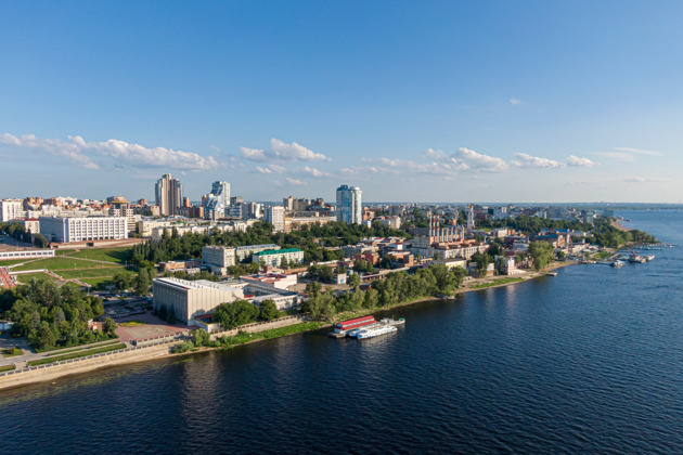 Автобусная прогулка на кабриолете по Самаре