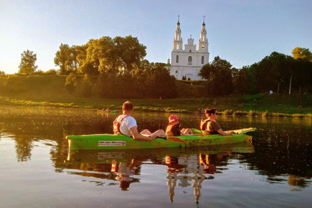 Полоцк с воды: городская экскурсия на байдарках