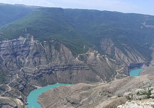 Знаменитый Сулакский каньон из Грозного в Дагестан  - фото 2
