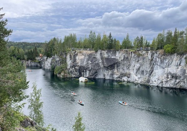 Парк Рускеала и водопады Ахвенкоски — автобусная экскурсия из Сортавалы - фото 1