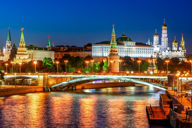 Вечерняя прогулка по центру Москвы длительностью в час, начинающаяся от парка Зарядье