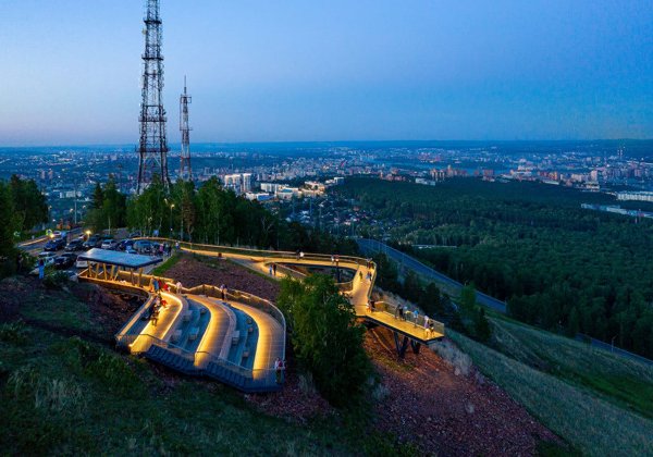 Красноярск как на ладони:  лучшие  смотровые площадки города
