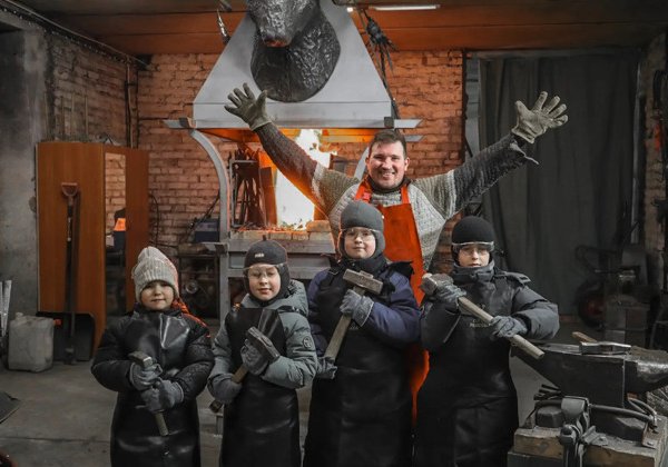 Проведение мастер-классов в кузнице