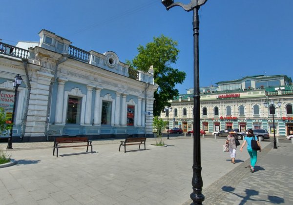 Улица Урицкого — пешеходная улица Иркутска