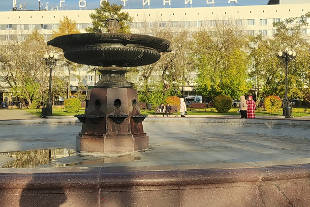 Кировский сквер - главная площадь столицы Приангарья