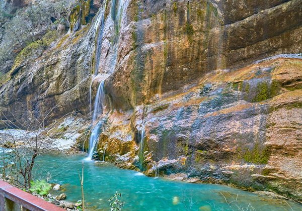 Чегемские водопады, Голубое озеро, купание в источниках Аушигера - фото 2