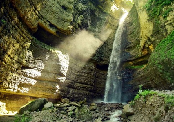 Чегемские водопады, Голубое озеро, купание в источниках Аушигера - фото 4