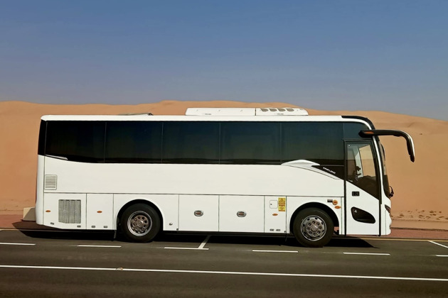 Трансфер из аэропорта Абу Даби или аренда автобуса от 20 - 50 человек в ОАЭ