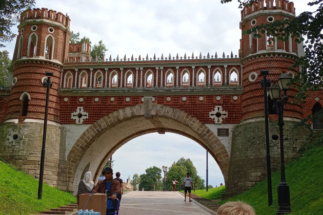 Прогулка по роскошному Царицыно: дворцовый ансамбль и парк (опционально)