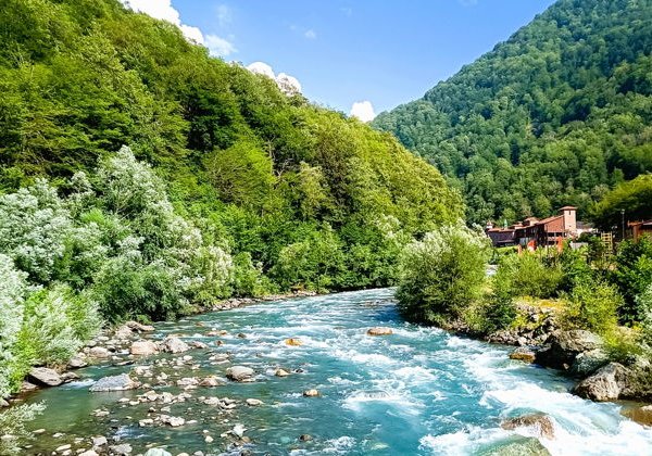 Три курорта Красной Поляны, канатная дорога (960 м) и шоу фонтанов - фото 3