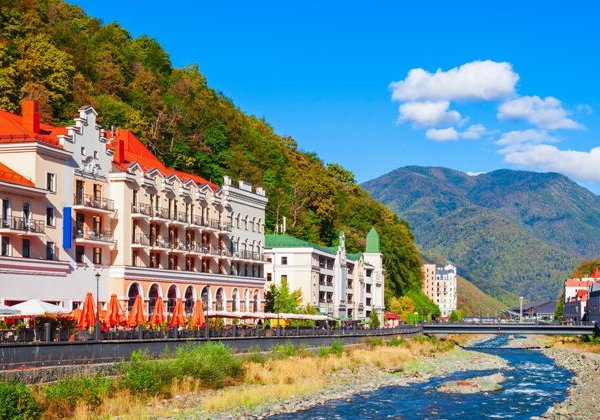 Три курорта Красной Поляны, канатная дорога (960 м) и шоу фонтанов - фото 4