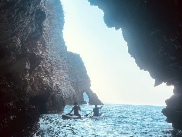 Пещеры и море: на сапах с орнитологом-биологом по Адриатике (из Бара) - фото 4