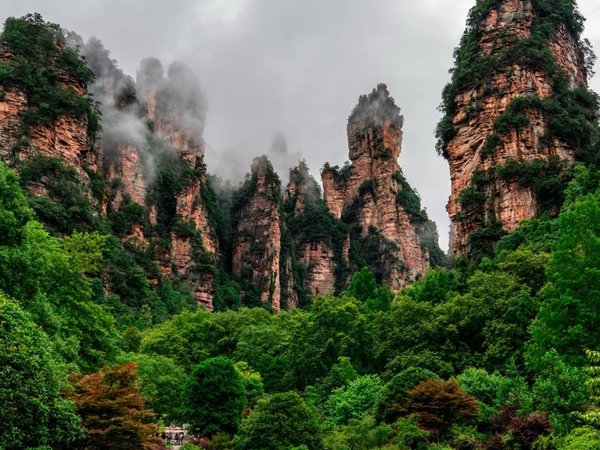 По национальному парку Чжанцзяцзе - фото 1