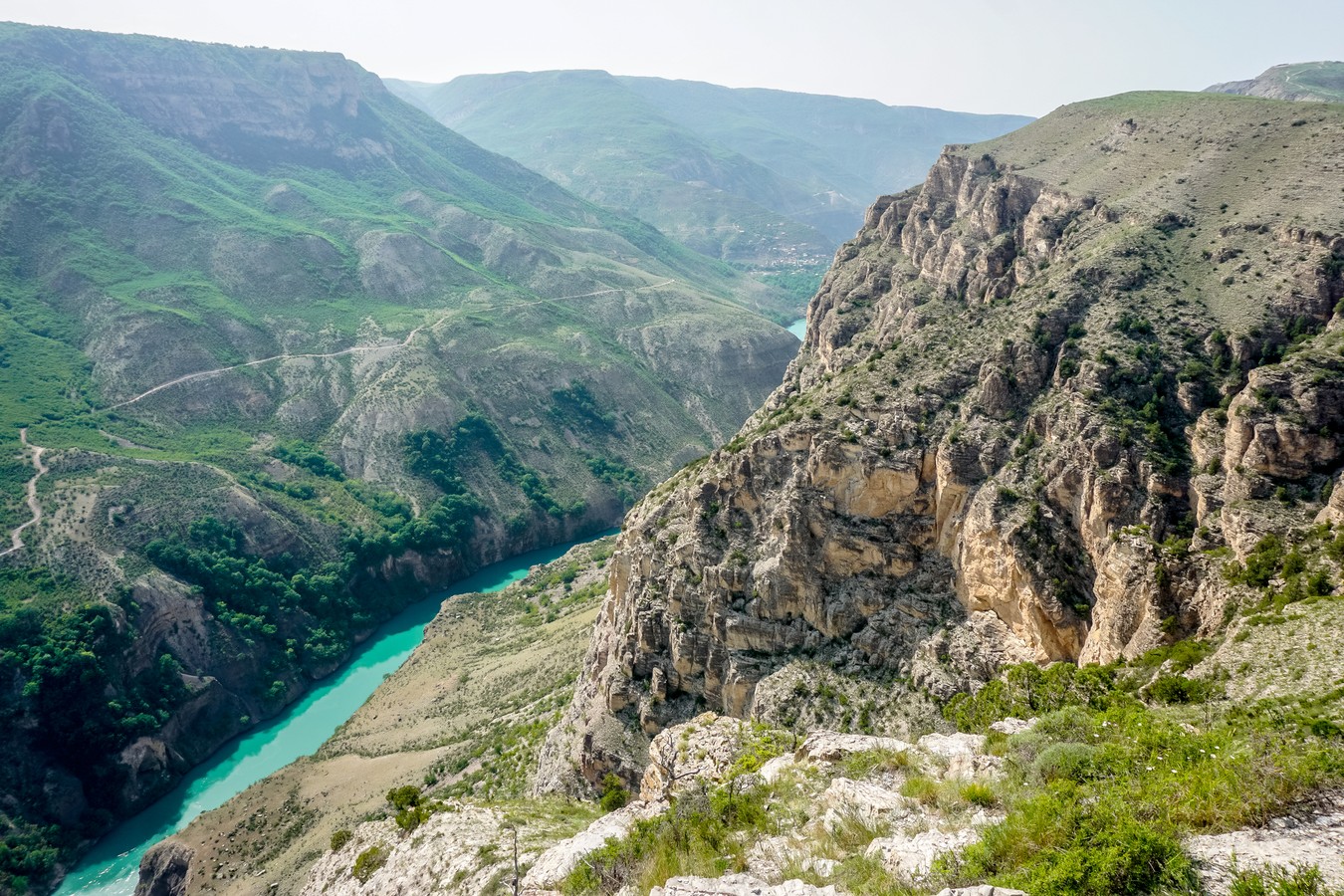 2 в 1: Сулакский каньон и бархан Сарыкум из Дербента