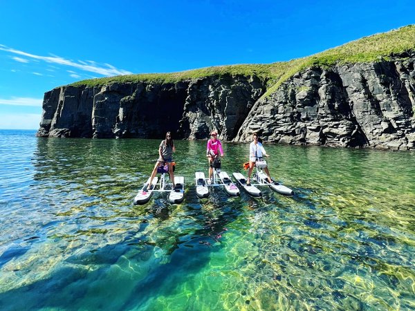 Морская прогулка на водном велосипеде в мини-группе - фото 1