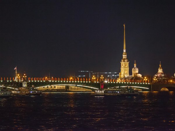 Джаз над ночной Невой под разводными мостами - фото 4