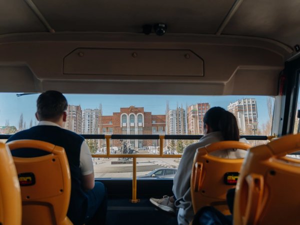 По Уфе — на двухэтажном автобусе - фото 2