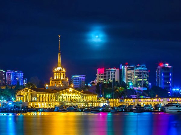 По ночному Сочи — на кабриолете - фото 1
