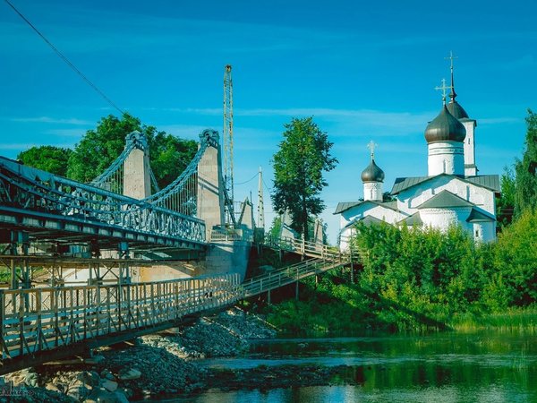 Пушкинские Горы и цепные мосты в Острове - фото 2