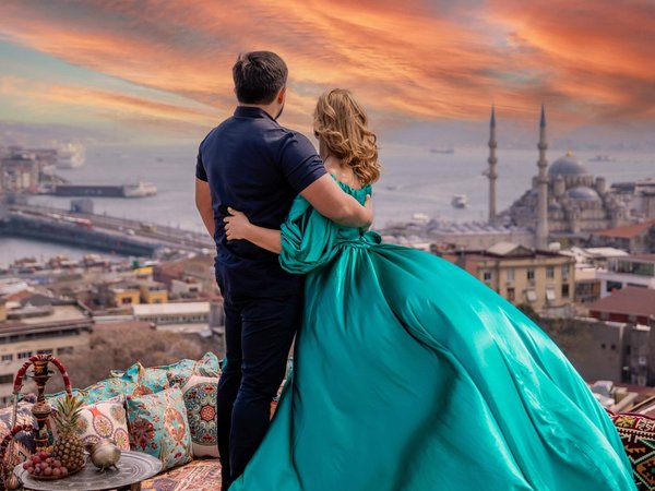 «Восточная сказка»: фотосессия на крыше