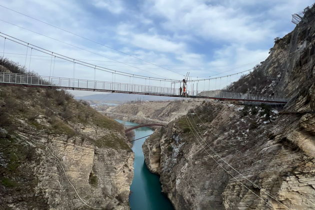 Бархан Сарыкум и прогулка на катере по Сулакскому каньону-5