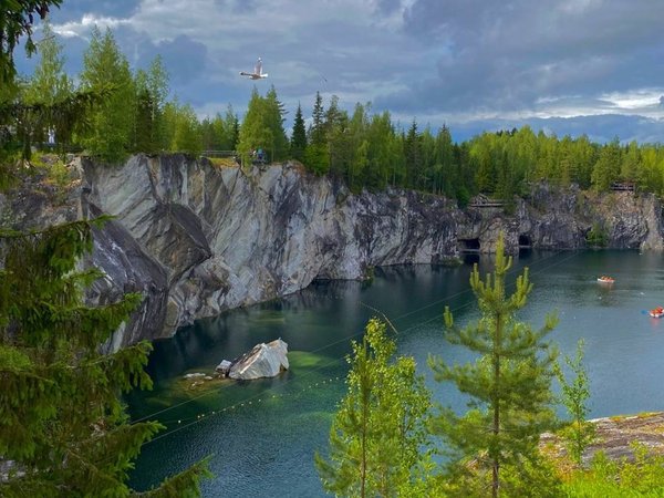 Мраморная Карелия из Петербурга: дорога в парк «Рускеала» - фото 1