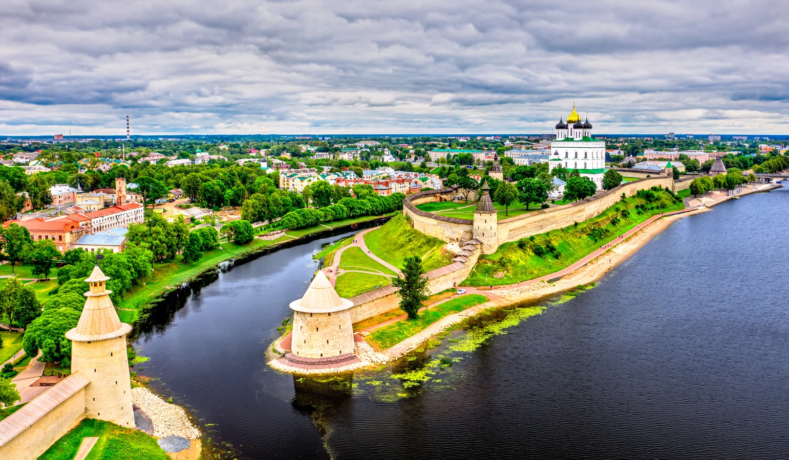 Псков средневековый, губернский, современный