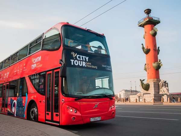 Обзорный сити-тур по Петербургу на двухэтажном автобусе