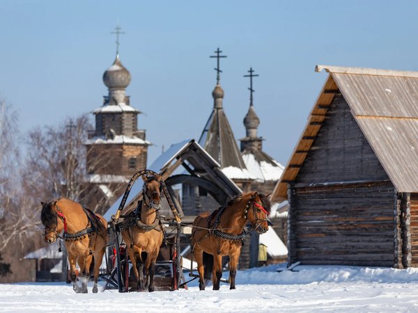 Колокольни Суздаля со звонарем - фото 4