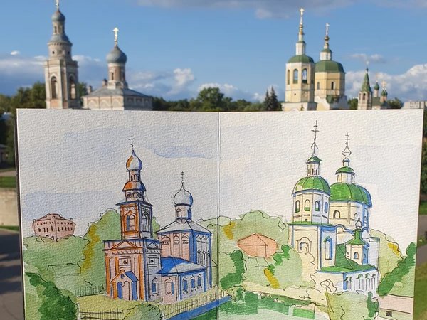 Скетч-прогулка по Серпухову