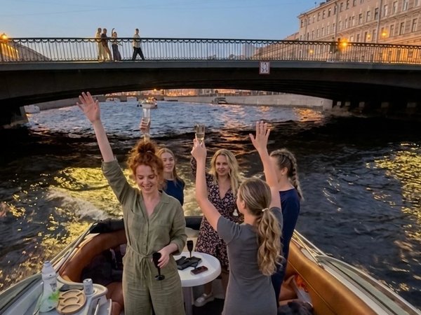 На просторном катере — по Санкт-Петербургу - фото 2
