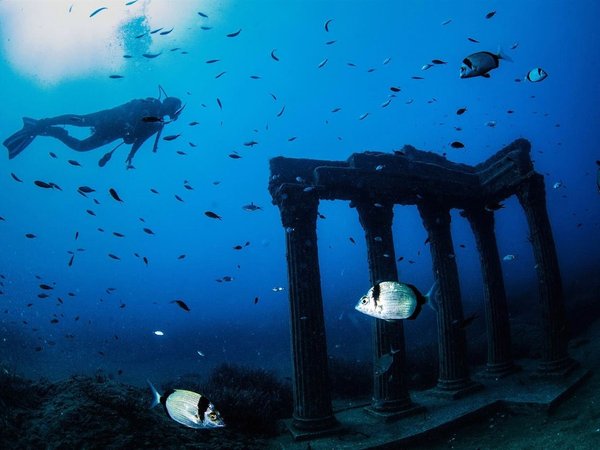 Дайвинг в подводном музее Сиде - фото 3
