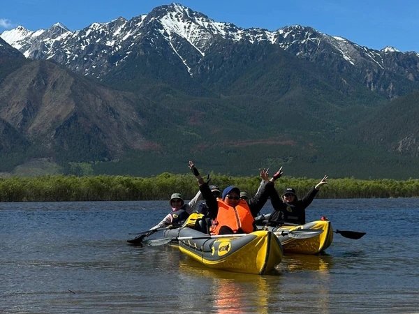 Сплав на байдарках или сапах в Баргузинской долине