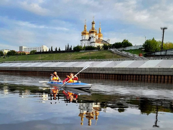 Групповая прогулка по Тюмени на байдарках - фото 1
